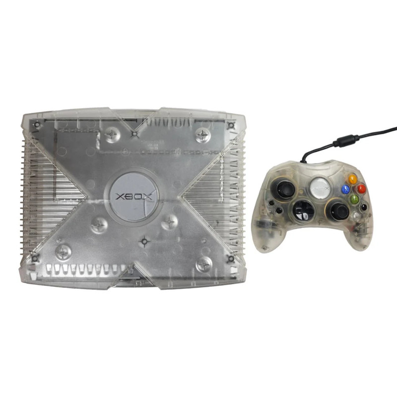 (Pre-Owned) Xbox Original Console - Trasparent White - ريترو